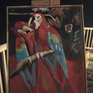 Colorful Parrot Painting
